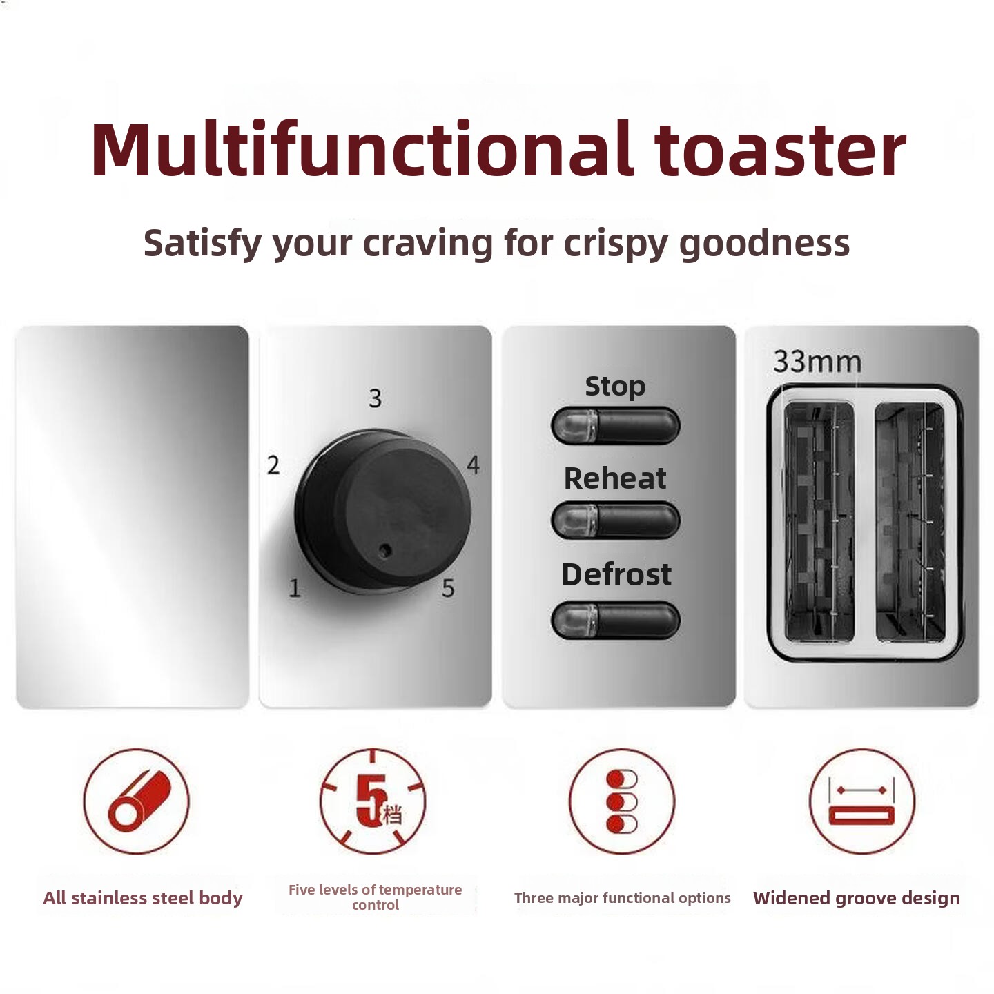 Stainless Steel 2 Slice Toaste - Toaster 4 Slice review and price