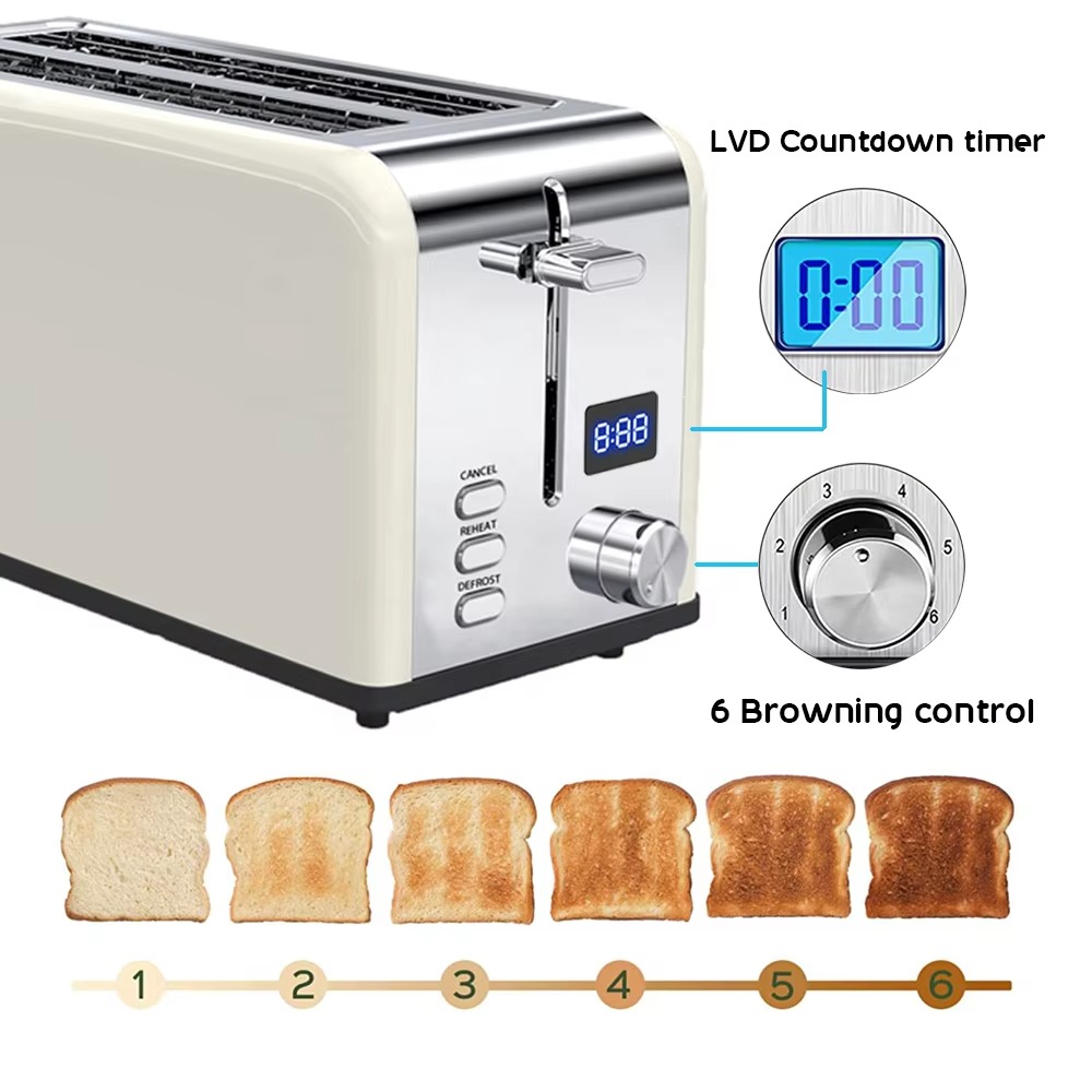 Stainless Steel  Hot Sale Mode - Toaster 4 Slice review and price