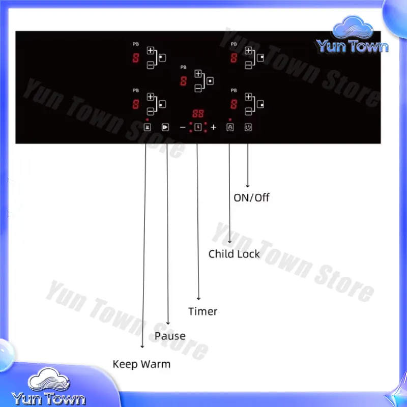 5 Burner Electric Stove for Bu - Kitchen Appliances Wholesale review and price