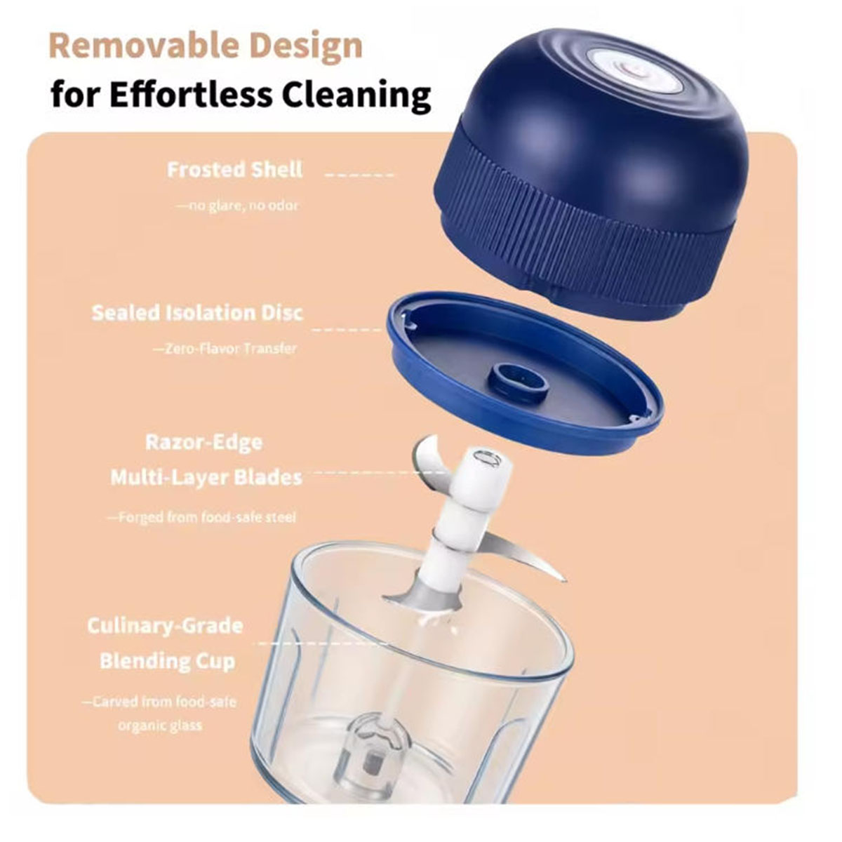 1PC Electric Garlic Chopper Mi - Kitchen Appliances Electronics review and price