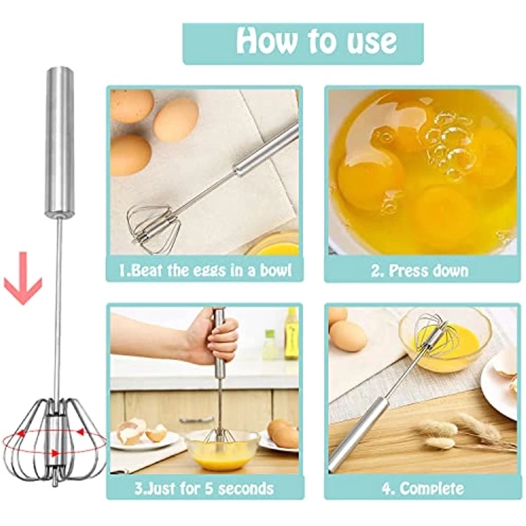1/3pcs Stainless Steel Egg Bea - Kitchen Appliances Electronics review and price