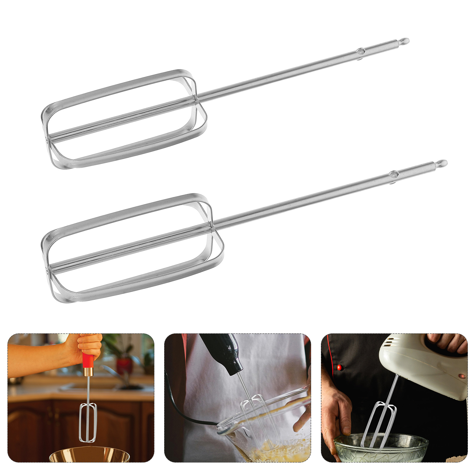 2 Pcs Stainless Steel Hand Mix - Kitchen Appliances Electronics review and price